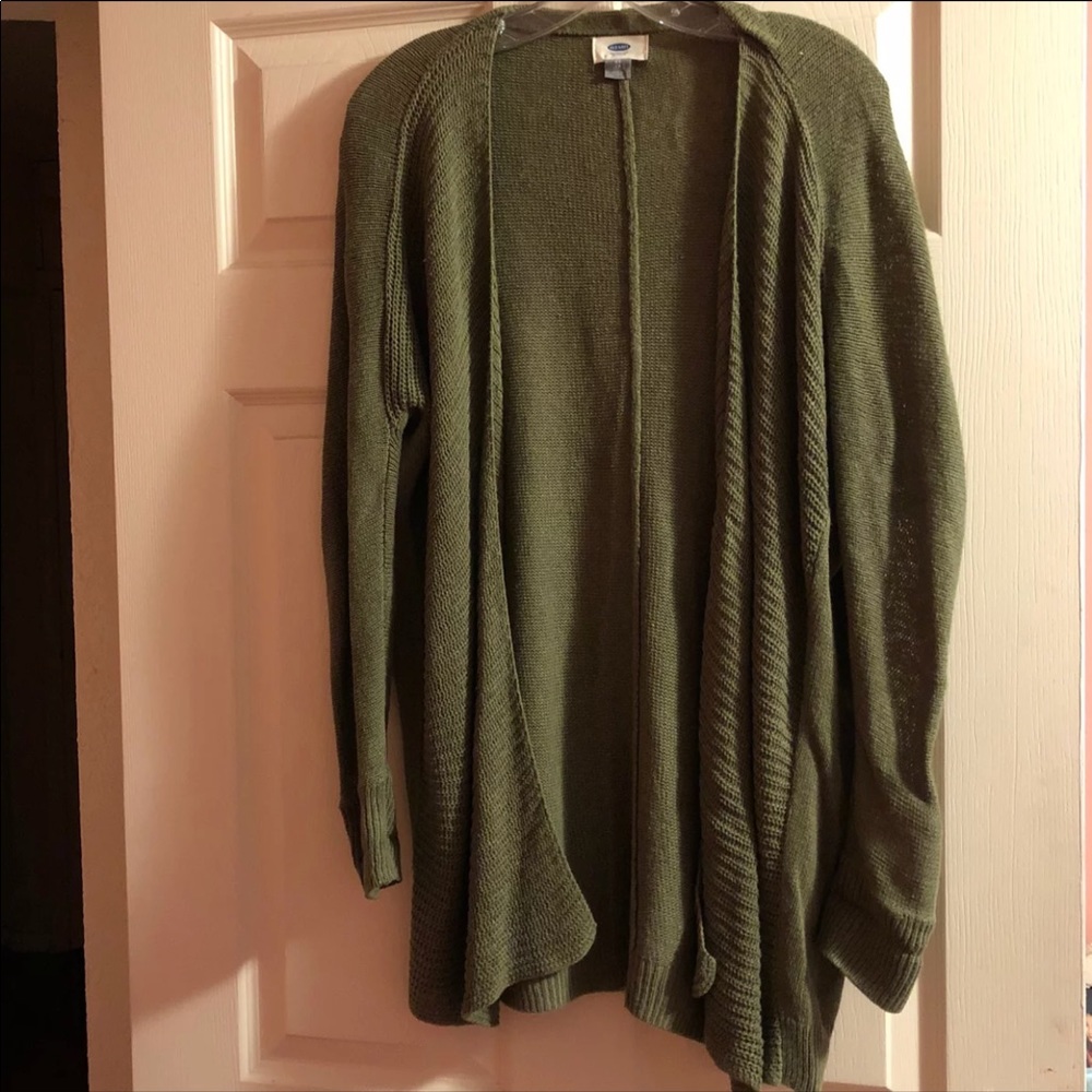 Olive Green Cardigan
